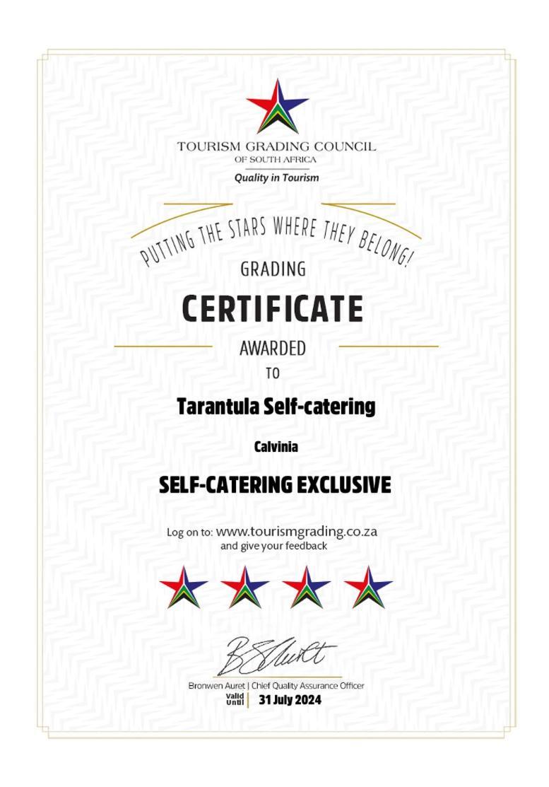 Tarantula Guest House Calvinia 외부 사진